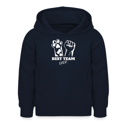Best Team Ever  Hoodie White Edition - Navy