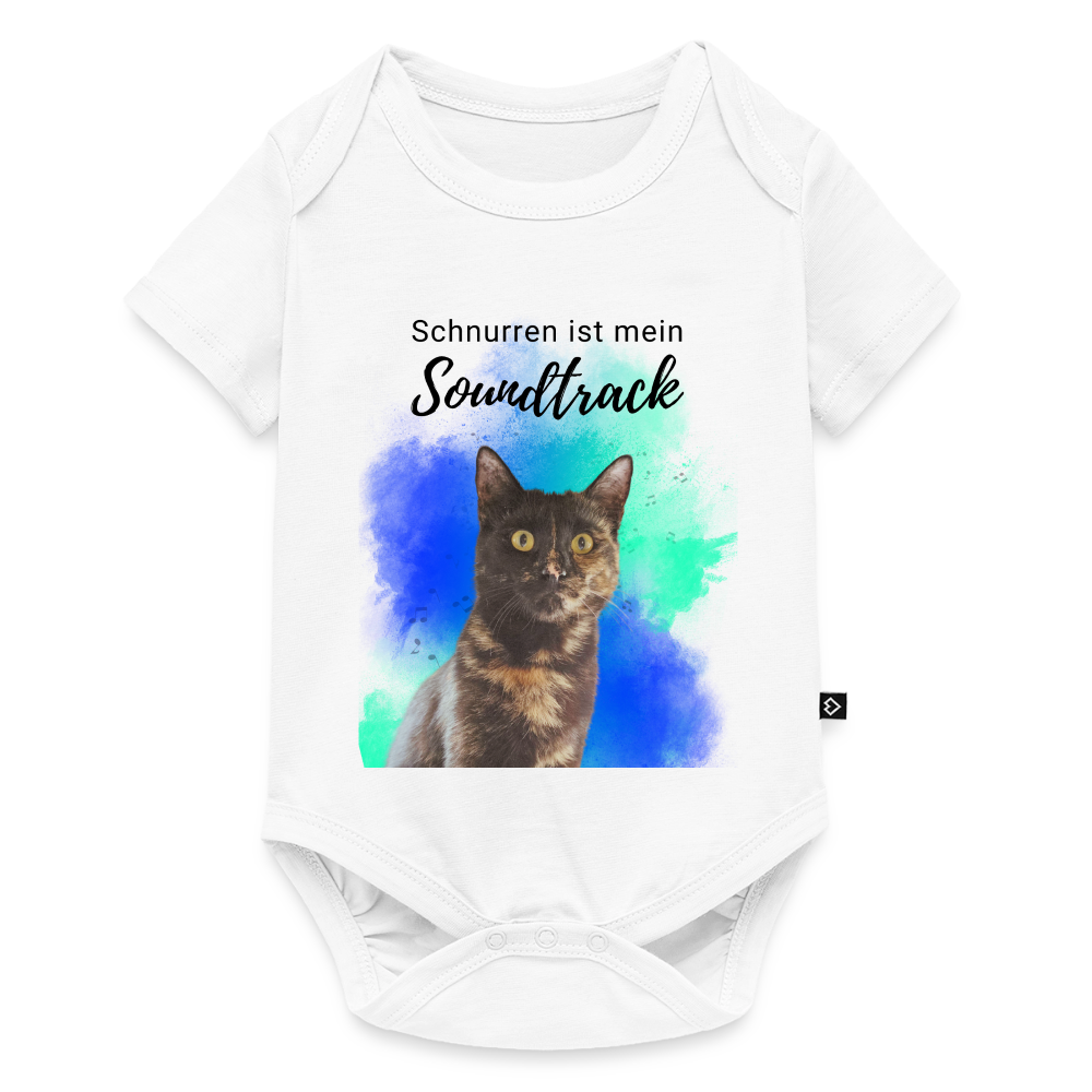 Nala´s Kurzarm-Body Schnurren ist mein Soundtrack Black Edition - LiNBW.
