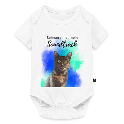 Nala´s Kurzarm-Body Schnurren ist mein Soundtrack Black Edition - LiNBW.