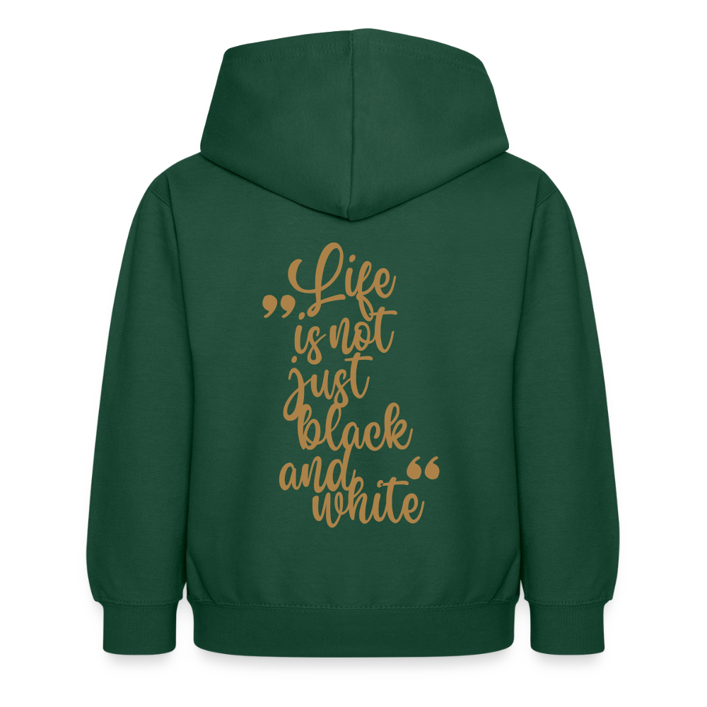 LiNBW. Crew Hoodie Life is not just black and white Edition Brown - LiNBW.