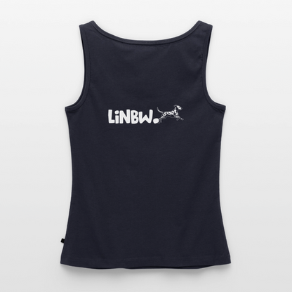 Life is not just black and white Tank Top Premium LiNBW. White Edition - Navy