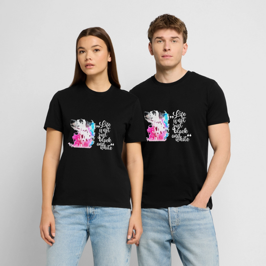 Boa's Unisex T-Shirt Premium Splash White Edition Life is not just black and white - LiNBW.