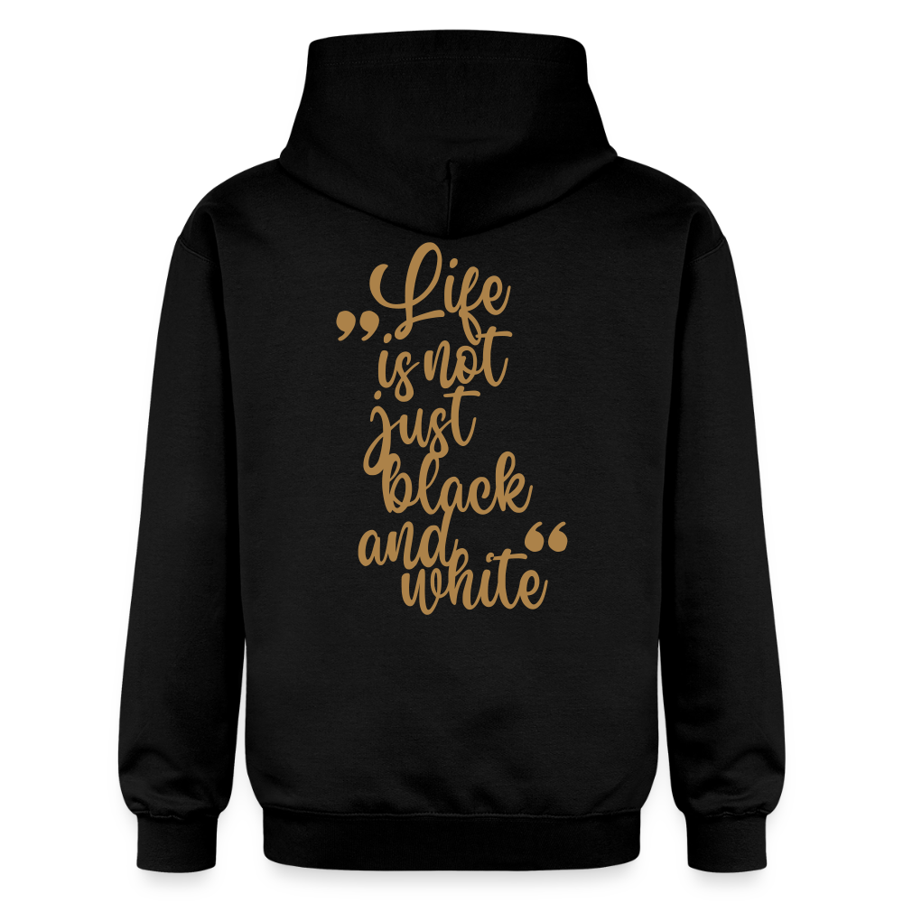 LiNBW. Crew Hoodie Brown Edition Life is not just black and white - Schwarz