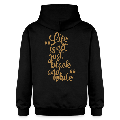 LiNBW. Crew Hoodie Brown Edition Life is not just black and white - Schwarz