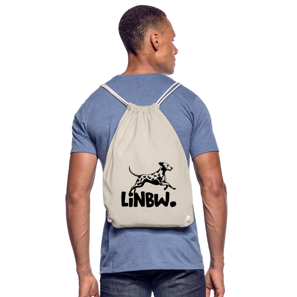 LiNBW. Turnbeutel Black Edition - Natur