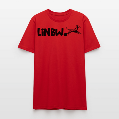 LiNBW. Unisex T-Shirt Premium Crew Black Edition Life is not just black and white - LiNBW.