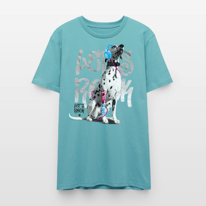 Boa Let’s Rock – Bio-Baumwollshirt - Pastelltürkis