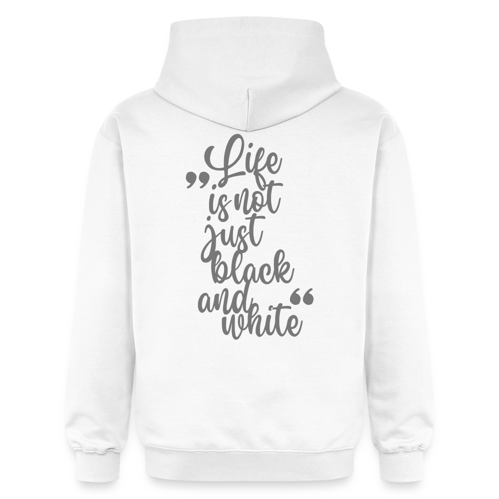 LiNBW. Crew Hoodie Grey Edition Life is not just black and white - Weiß