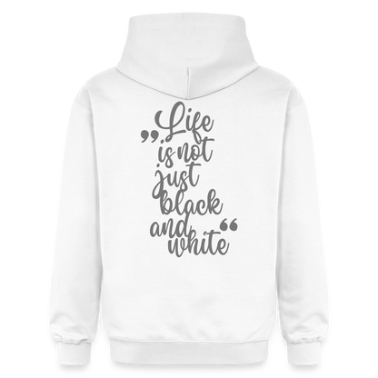 LiNBW. Crew Hoodie Grey Edition Life is not just black and white - Weiß
