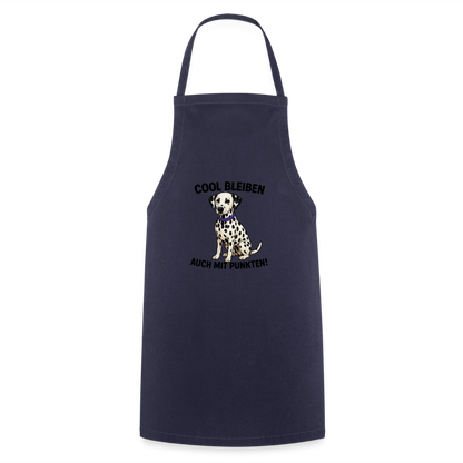 Davina´s Kochschürze Cool bleiben auch mit Punkten - Navy