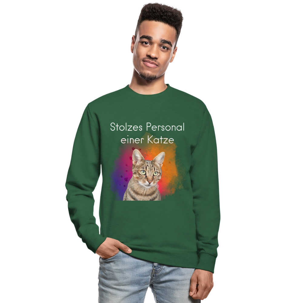 Pedro's Classic Pullover Stolzes Personal einer Katze White Edition - LiNBW.