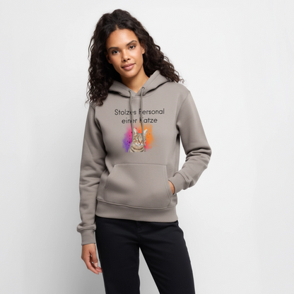 Pedro's Hoodie Stolzes Personal einer Katze Black Edition - Taupe