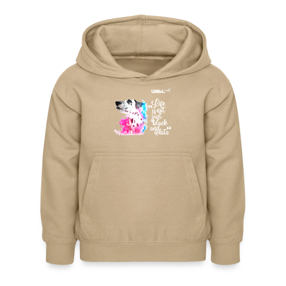 Boa's Hoodie Splash Life is not just black and white Edition White - Sand
