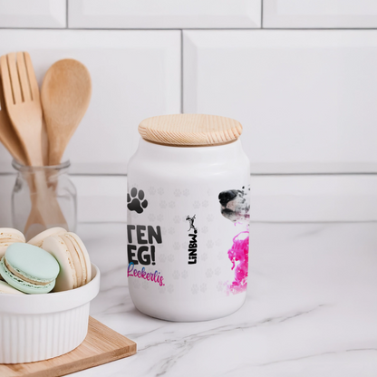 Boa´s Keksdose Splash Pfoten Weg - Weiß