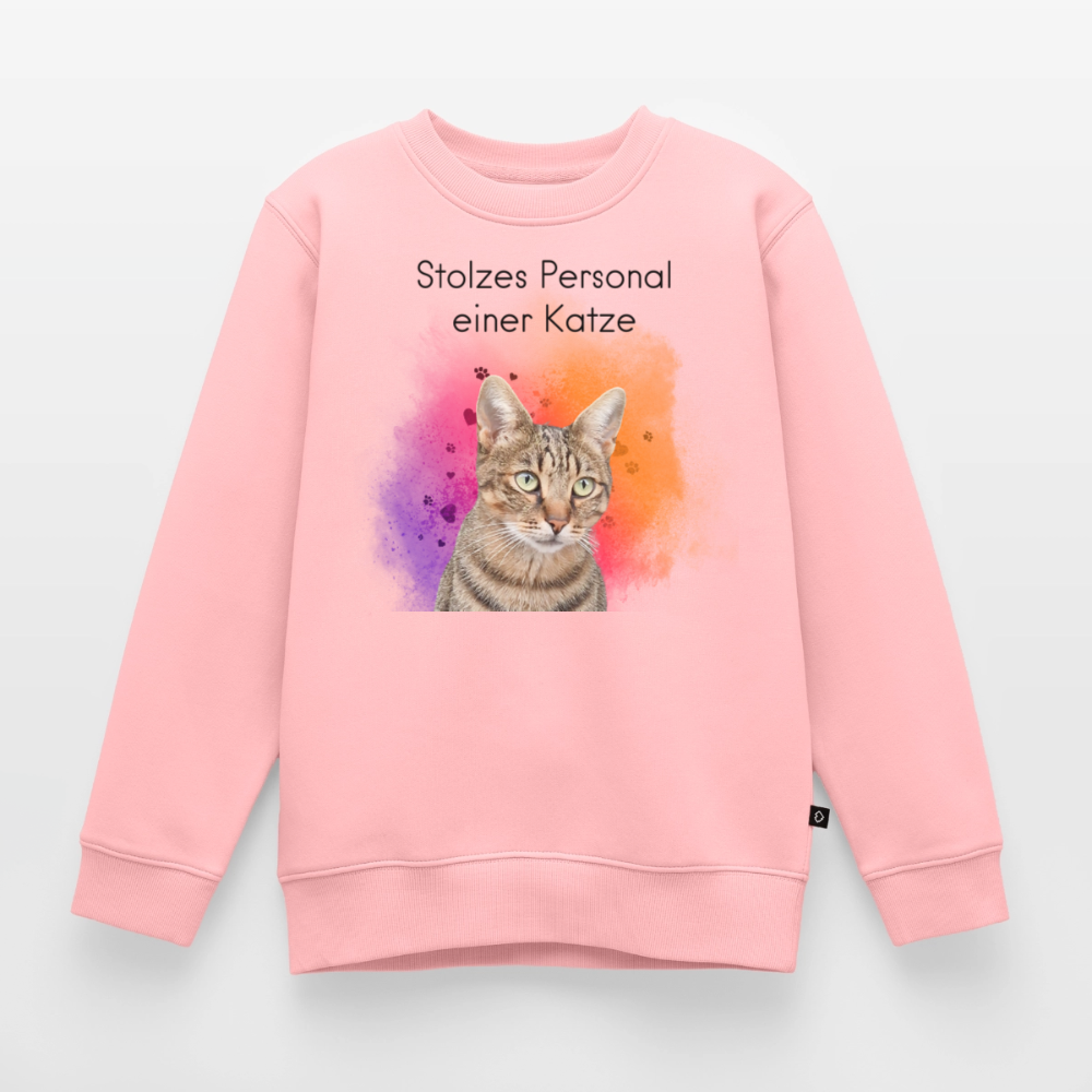 Pedro's Pullover Stolzes Personal einer Katze Black Edition - Rosa