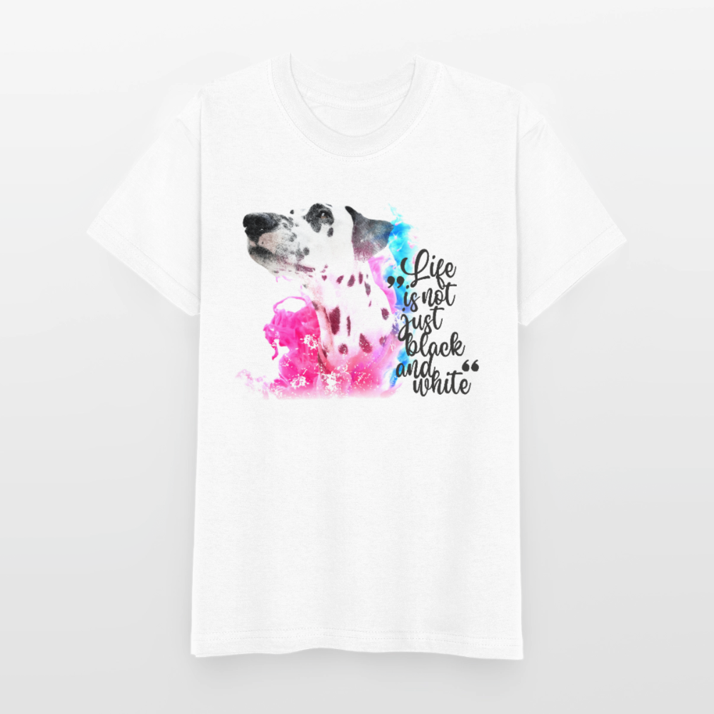 Boa's T-Shirt Splash Black Edition Life is not just black and white - Weiß
