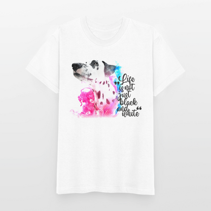Boa's T-Shirt Splash Black Edition Life is not just black and white - Weiß