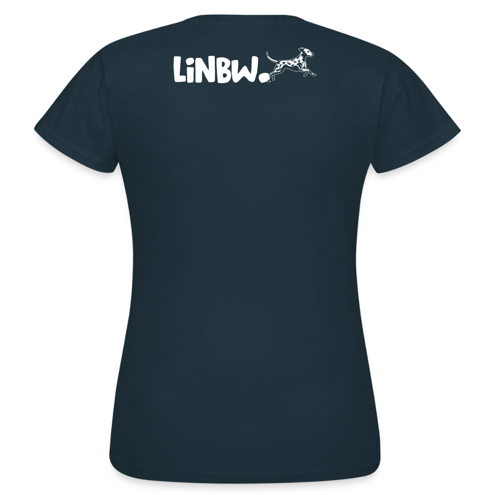 Boa's T-Shirt Splash White Edition Life is not just black and white - Navy