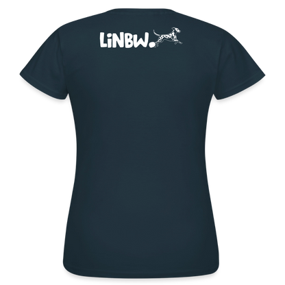 Boa's T-Shirt Splash White Edition Life is not just black and white - Navy