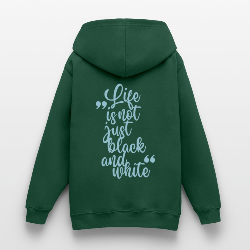 LiNBW. Crew Hoodie Life is not just black and white Edition Blue - LiNBW.