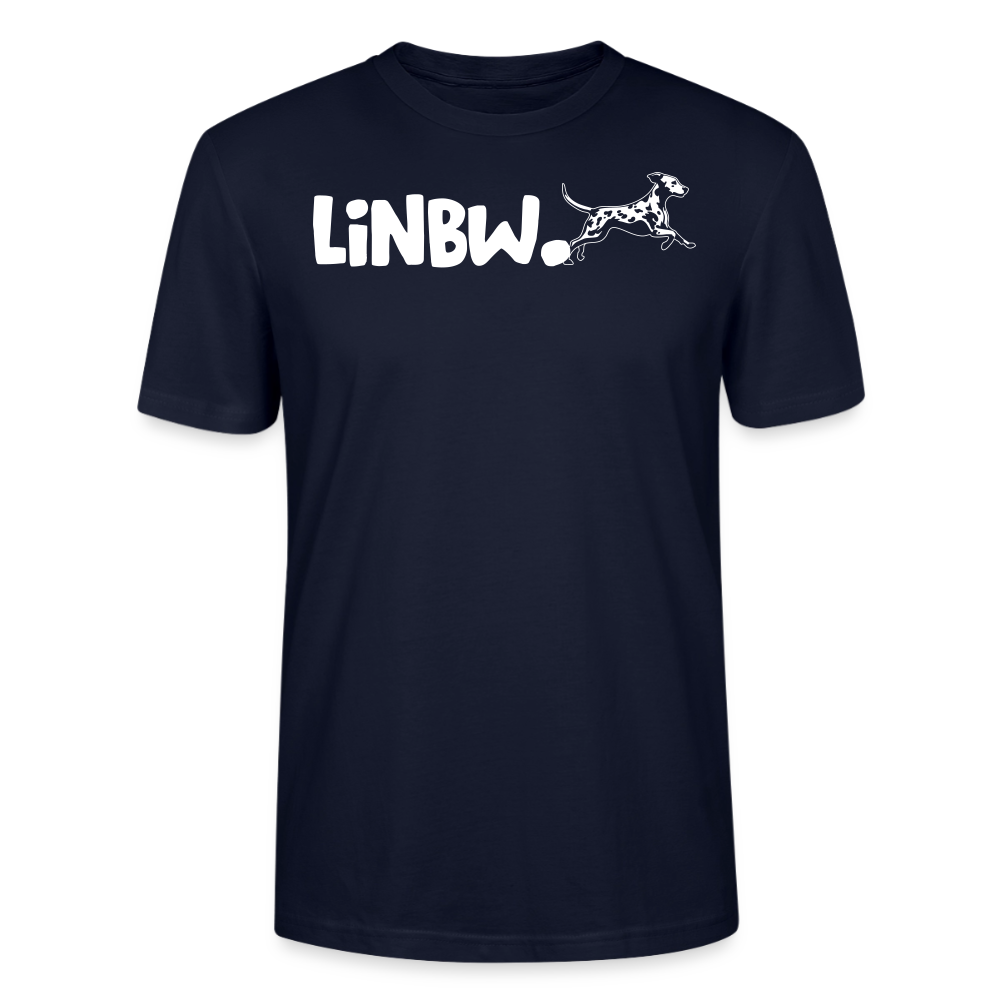 LiNBW. Unisex T-Shirt Premium Crew White Edition Life is not just black and white - Navy