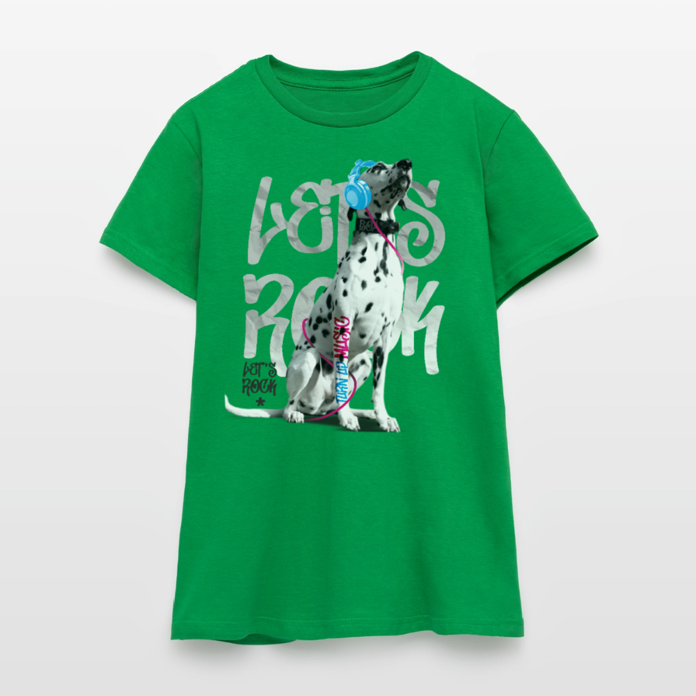 Boa's T-Shirt Let's Rock - Kelly Green