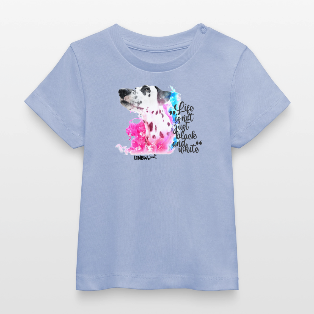 Boa's T-Shirt Splash Life is not just black and white Edition Black - Sky