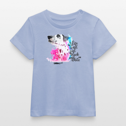 Boa's T-Shirt Splash Life is not just black and white Edition Black - Sky