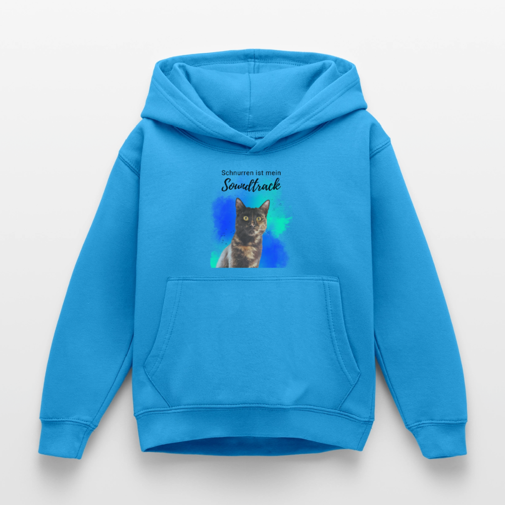 Nala's Hoodie Schnurren ist mein Soundtrack Black Edition - LiNBW.