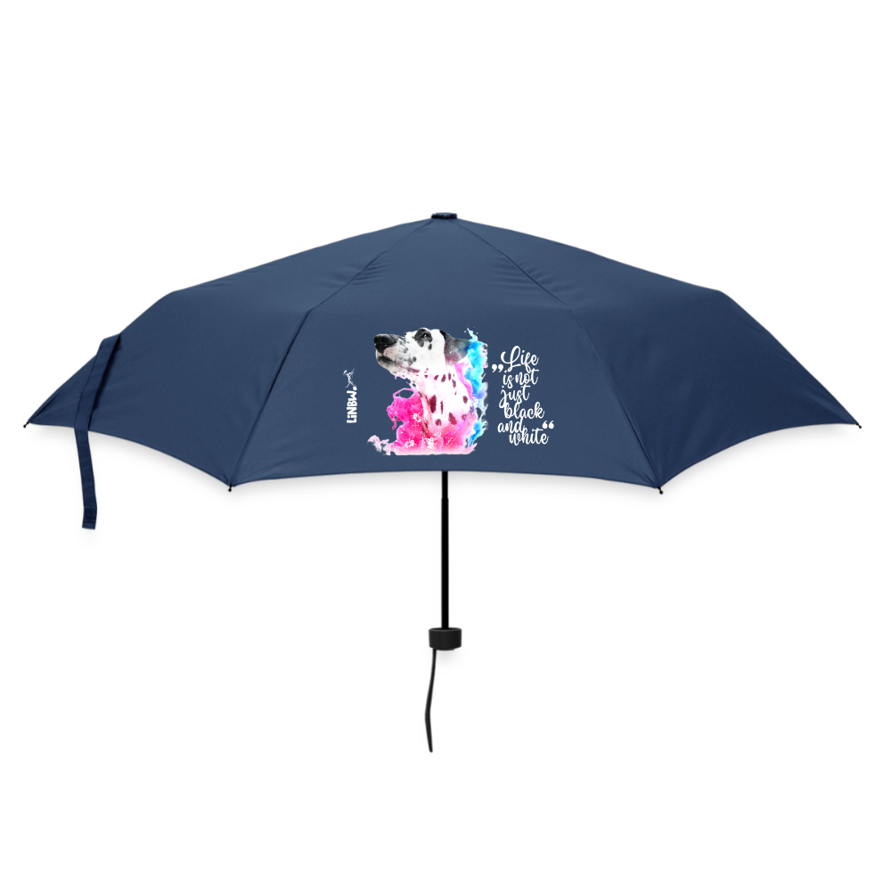 Boa's Regenschirm Splash Edition Life is not just black and white - Navy