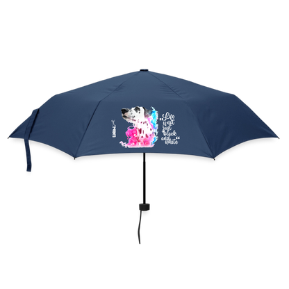 Boa's Regenschirm Splash Edition Life is not just black and white - Navy