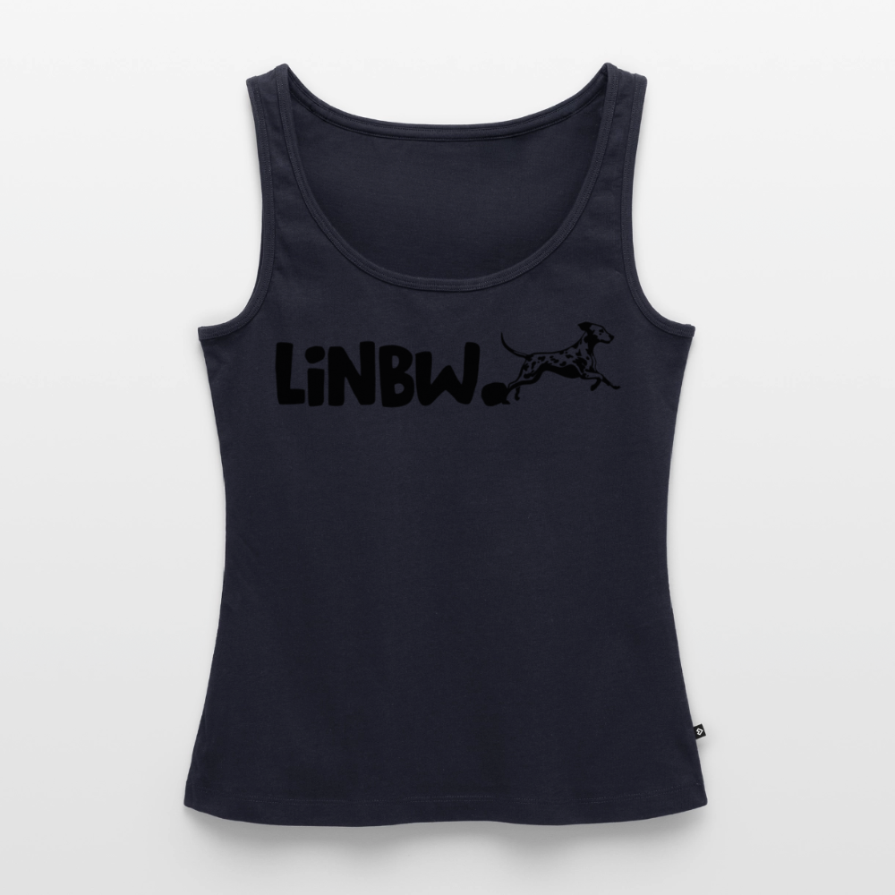 LiNBW. Tank Top Premium Black Edition Life is not just black and white - Navy