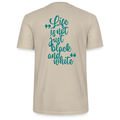 LiNBW. Unisex T-Shirt Premium Crew Blue Edition Life is not just black and white - LiNBW.