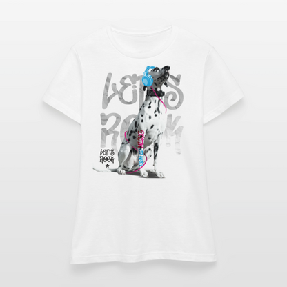 Boa's T-Shirt Let's Rock - Weiß
