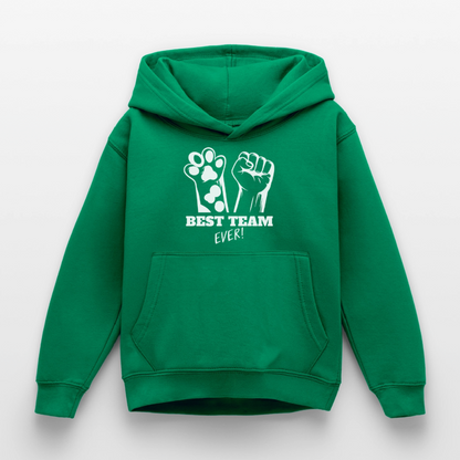 Best Team Ever  Hoodie White Edition - Kelly Green