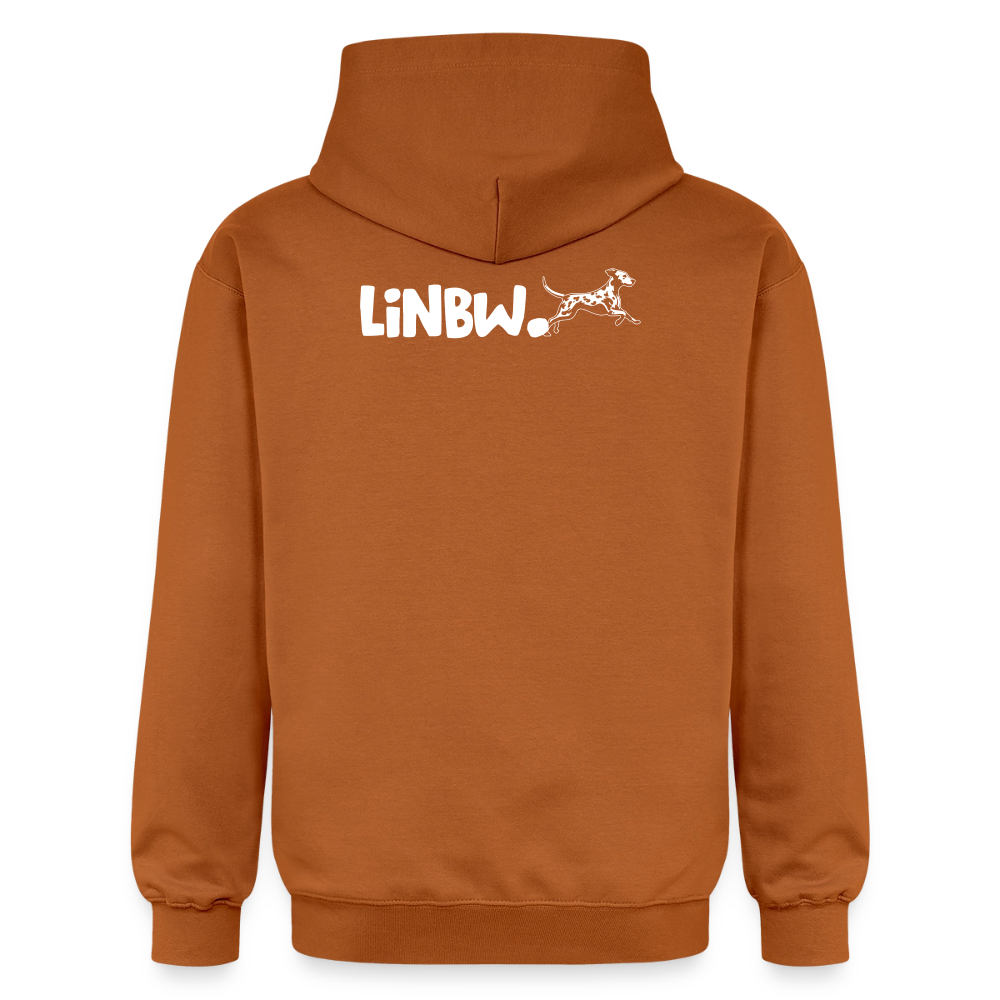 Life is not just black and white Hoodie White Edition - Athletic Orange