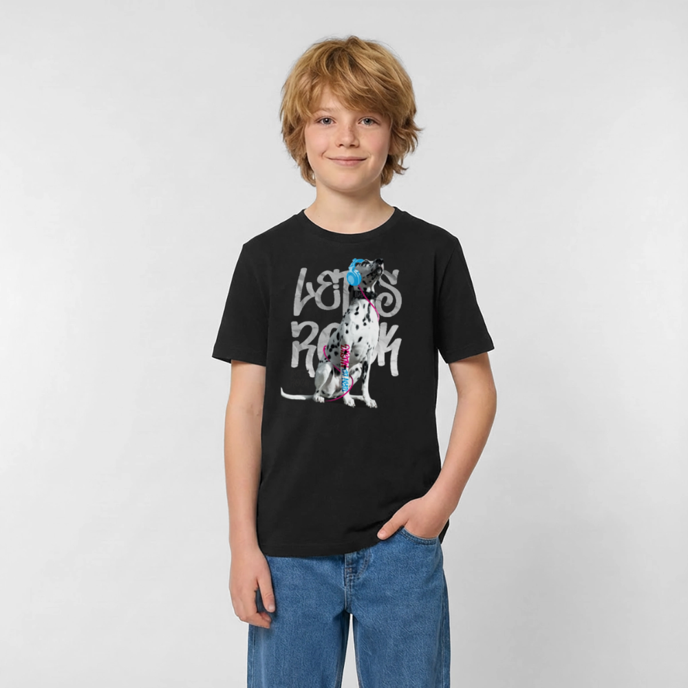 Boa's T-Shirt Let's Rock - Schwarz