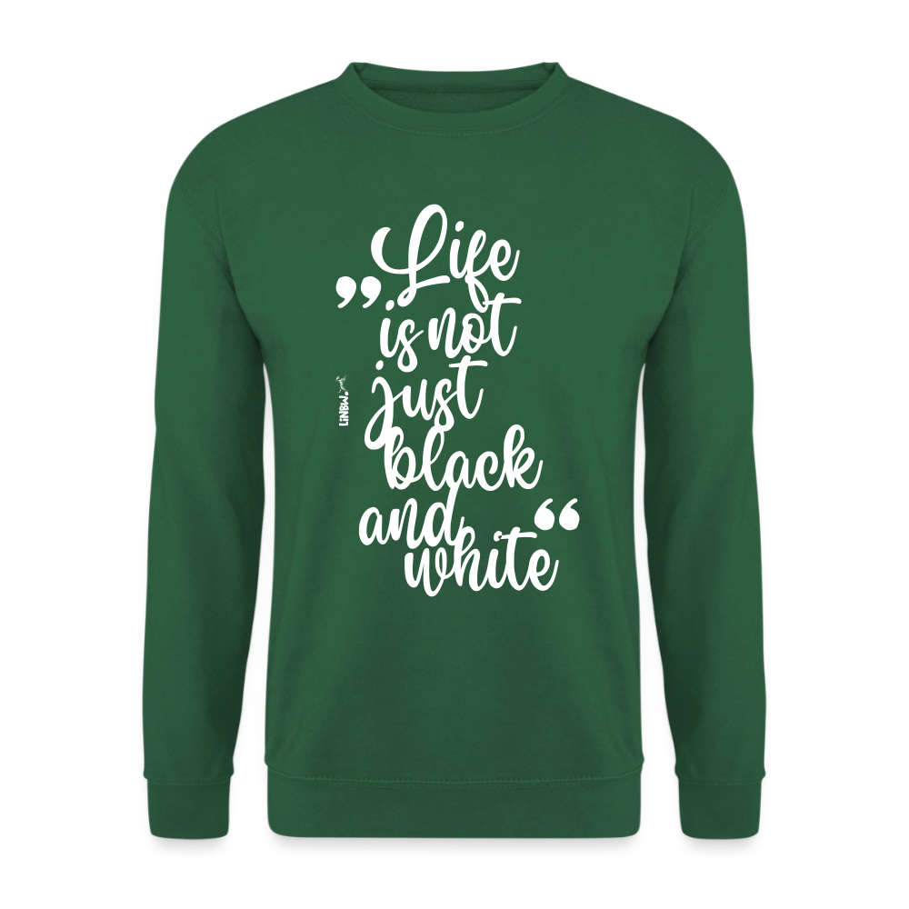 Life is not just black and white Classic Pullover White Edition - LiNBW.