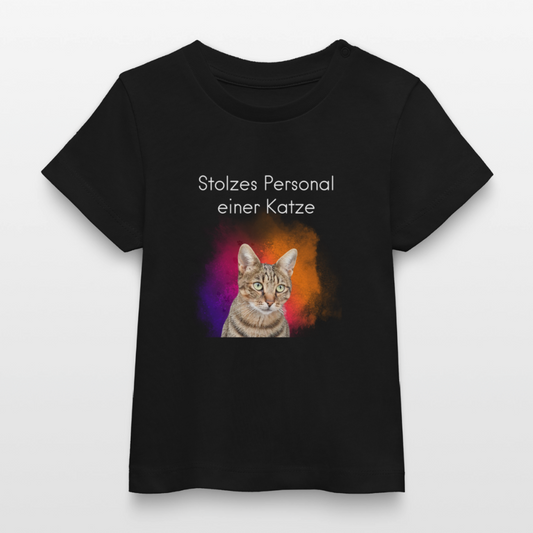 Pedro's T-Shirt Stolzes Personal einer Katze White Edition - LiNBW.