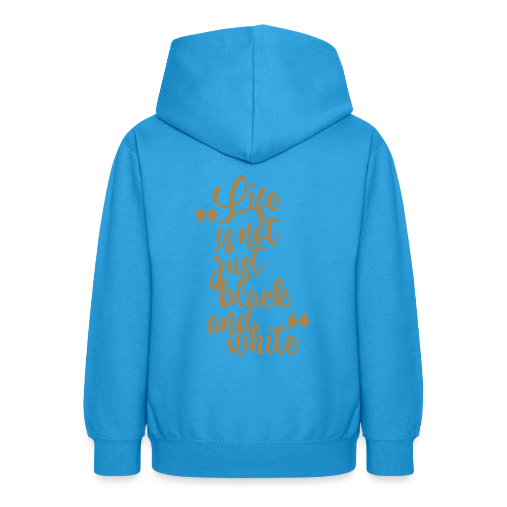 LiNBW. Crew Hoodie Life is not just black and white Edition Brown - LiNBW.