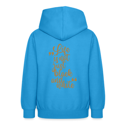 LiNBW. Crew Hoodie Life is not just black and white Edition Brown - LiNBW.