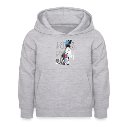 Boa's Hoodie Let's Rock - Hellgrau meliert