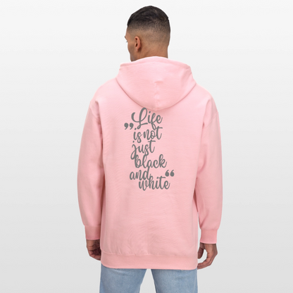 LiNBW. Crew Hoodie Grey Edition Life is not just black and white - Hellrosa