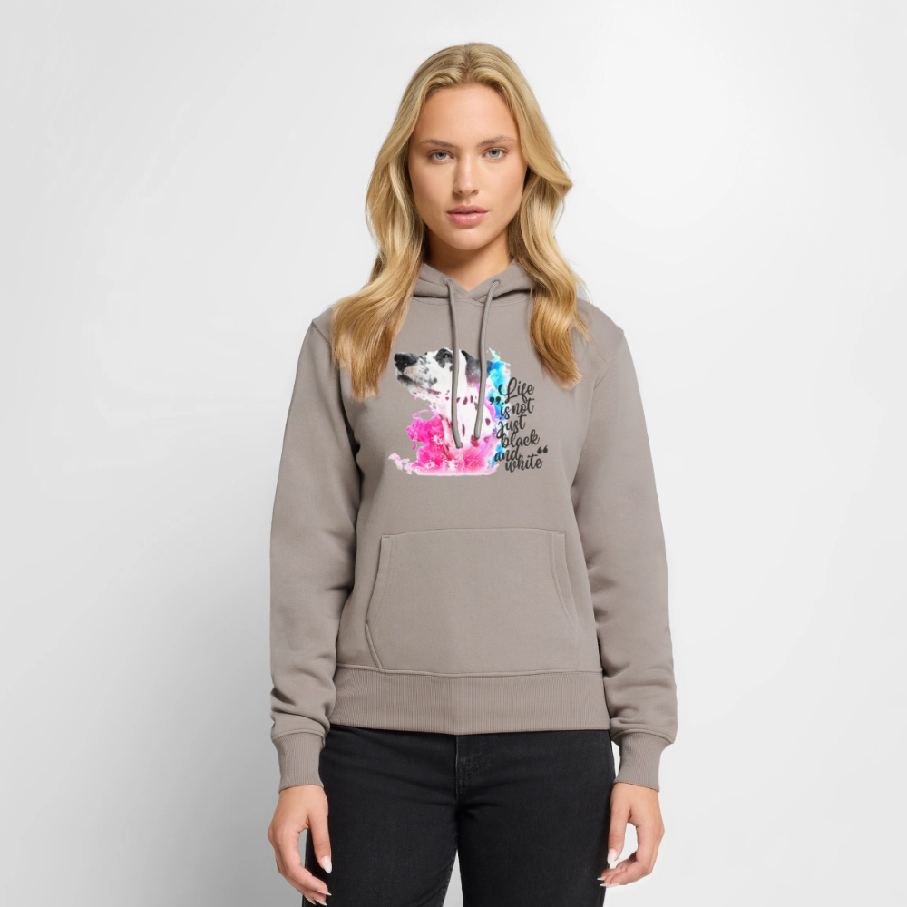 Boa's Hoodie Splash Life is not just black and white Edition Black - Taupe