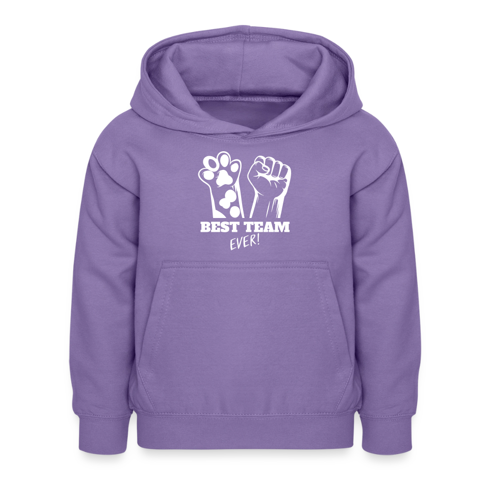 Best Team Ever  Hoodie White Edition - Lavendel