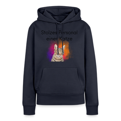 Pedro's Hoodie Stolzes Personal einer Katze Black Edition - Navy