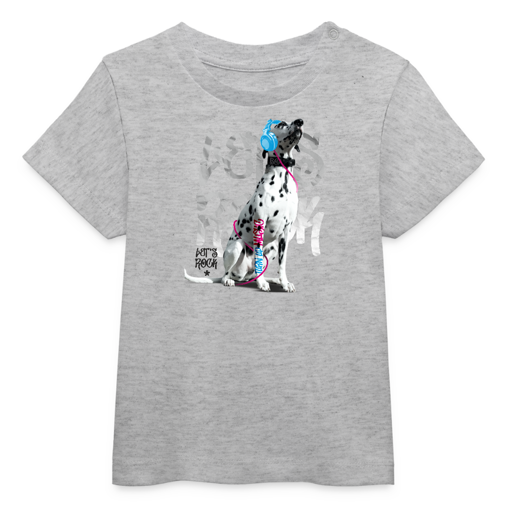 Boa's T-Shirt Let's Rock - Grau meliert
