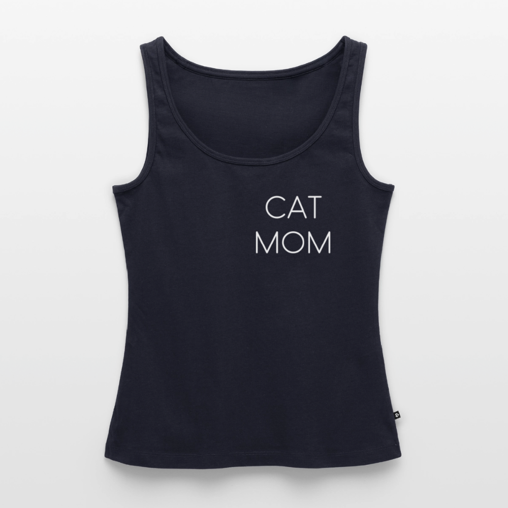 Pedro´s Tank Top Premium Stolzes Personal einer Katze CAT MOM Black Edition - Navy