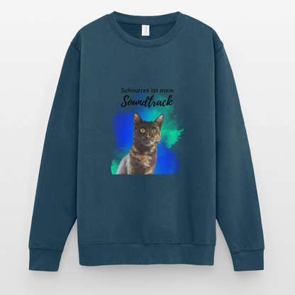 Nala's Classic Pullover Schnurren ist mein Soundtrack Black Edition - Indigoblau