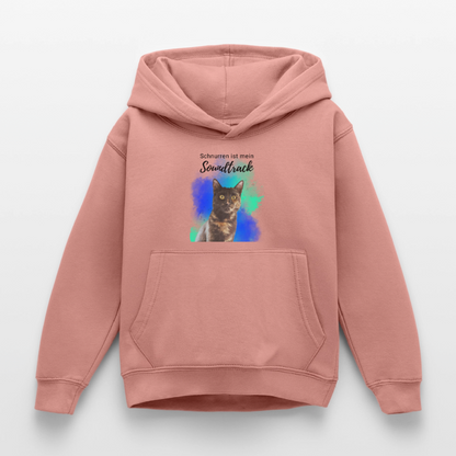 Nala's Hoodie Schnurren ist mein Soundtrack Black Edition - LiNBW.